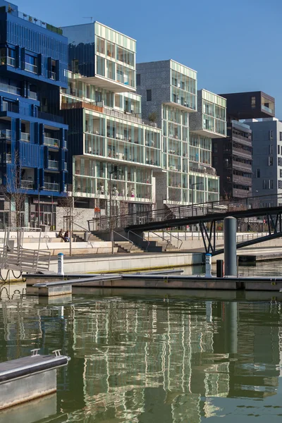 De samenvloeiing District in Lyon, Frankrijk — Stockfoto