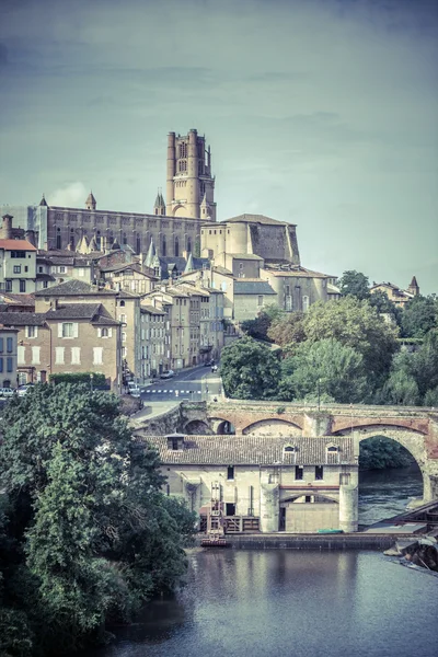 Vista do Albi, França — Fotografia de Stock