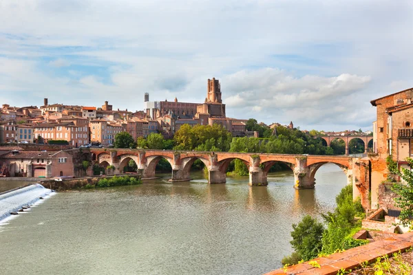 Vista do Albi, França — Fotografia de Stock