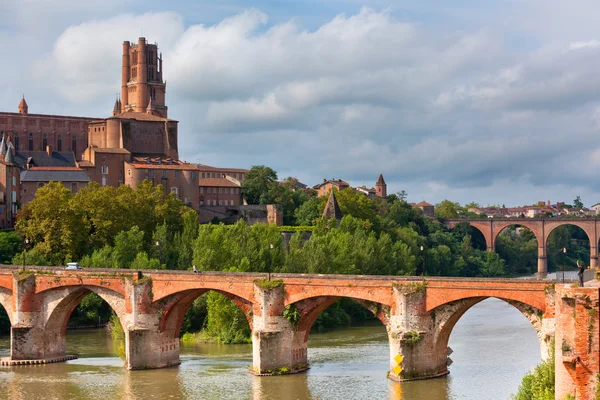 Vista do Albi, França — Fotografia de Stock