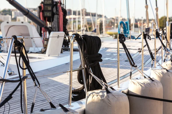 Sailboat Side and Deck — Stock Photo, Image