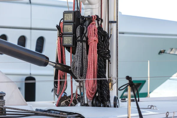 Nautical mooring rope — Stock Photo, Image