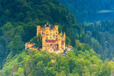 Bavyera Hohenschwangau kale Manzaralı
