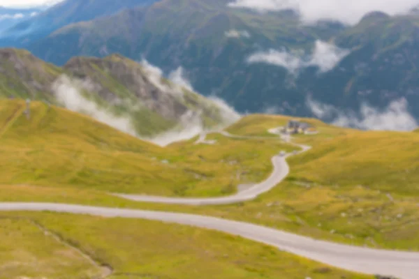 Grossglockner yüksek dağ yolu — Stok fotoğraf