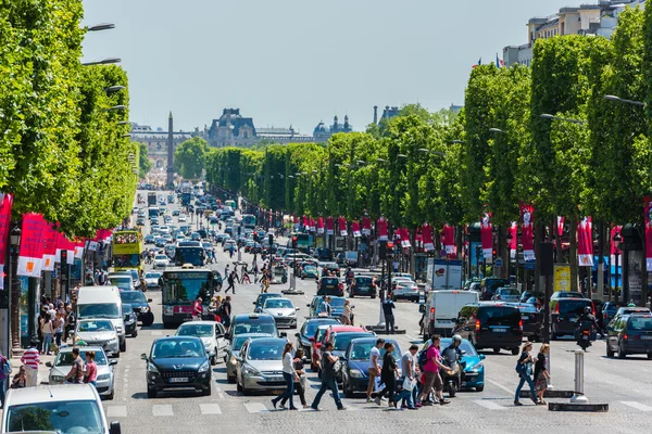 Syn på Champs Elysées i Paris — Stockfoto