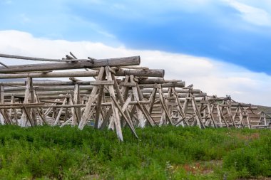 binalarda İzlanda deniz kıyı şeridi