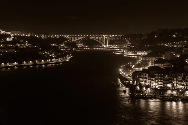 Vue d'ensemble de la vieille ville de Porto — Photo