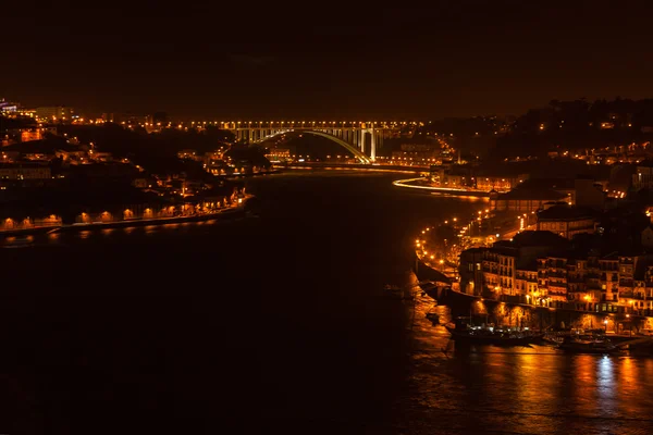 Обзор Старого города Порту — стоковое фото