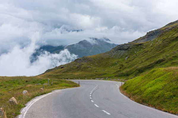 Grossglockner yüksek dağ yolu — Stok fotoğraf