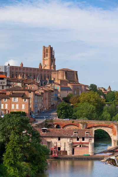 Pohled od Albi, Francie — Stock fotografie