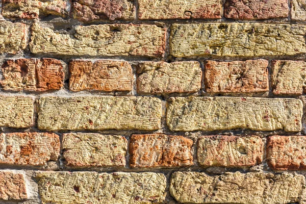 Tegel vägg bakgrund — Stockfoto