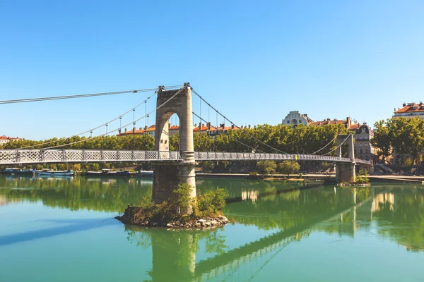 Alte Passerelle du College Brücke — Stockfoto