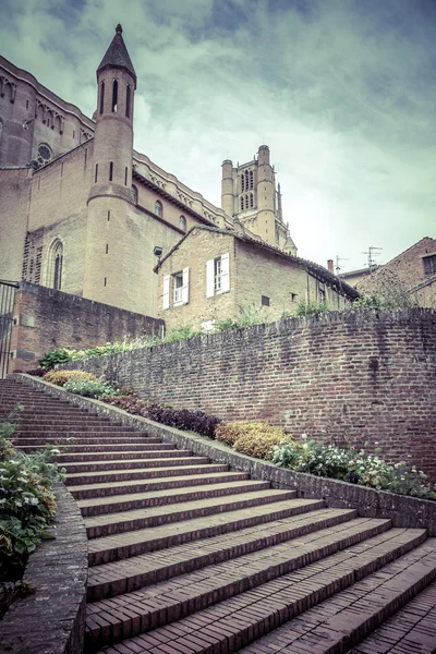 Entrada para o Palais de la Berbie Gardens no Albi — Fotografia de Stock