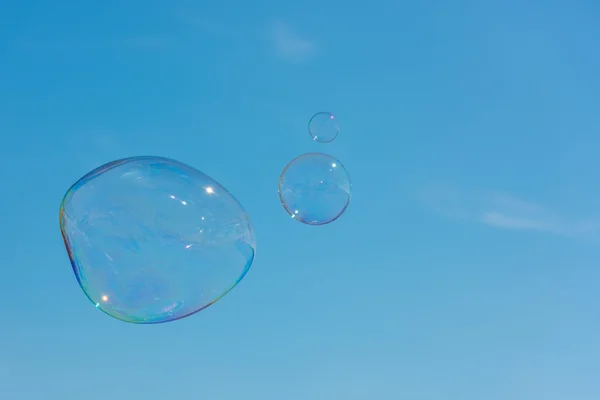 Colorful soap bubbles — Stock Photo, Image