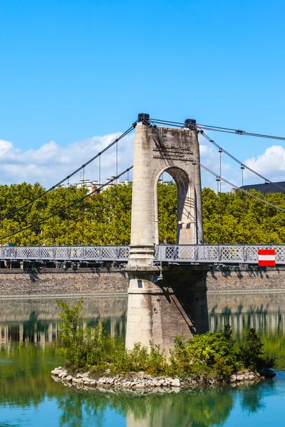 Eski Passerelle du kolej Köprüsü — Stok fotoğraf