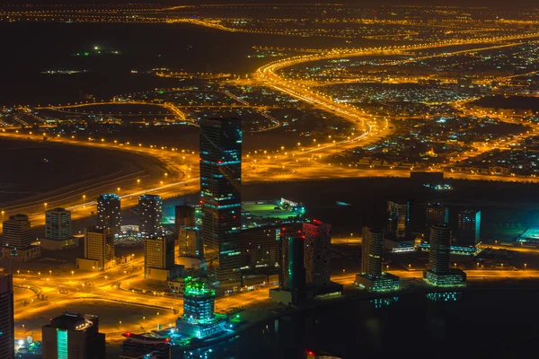 Dubai noche en el centro —  Fotos de Stock