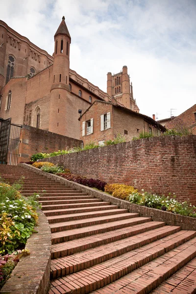 Entrance to Palais de la Berbie Gardens at Albi — Stock Photo, Image