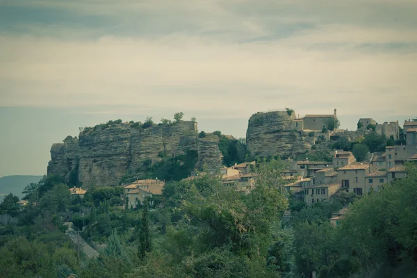 Vista del pueblo de Saignon en Provenza —  Fotos de Stock