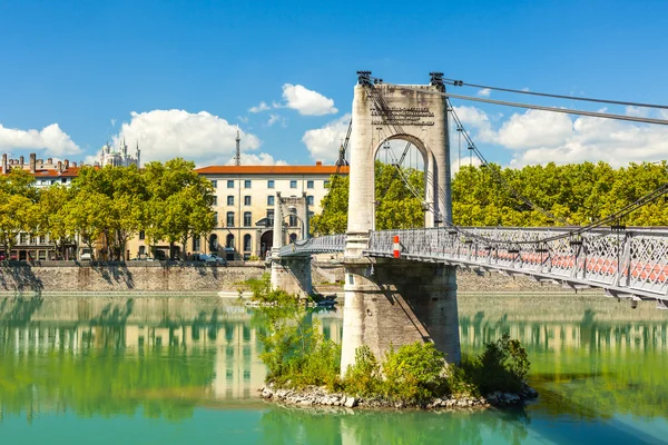 Ponte antiga Passerelle du College — Fotografia de Stock