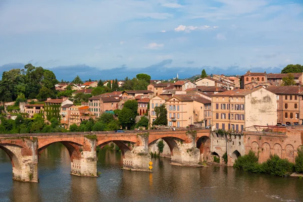 View of the August bridge in Albi — Stock Photo, Image