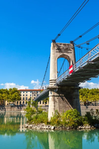 Ponte antiga Passerelle du College — Fotografia de Stock