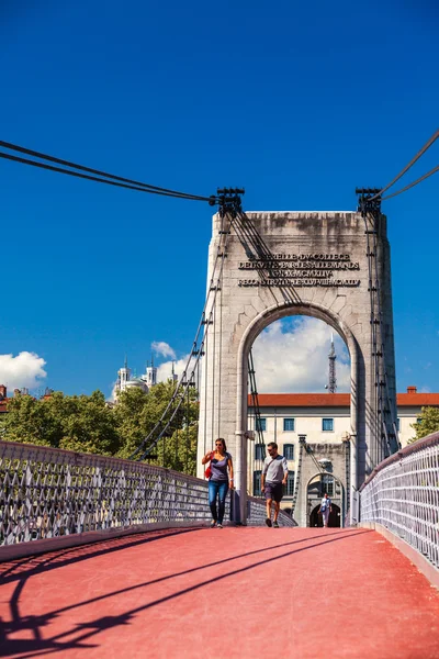 Starý most Passerelle du College — Stock fotografie