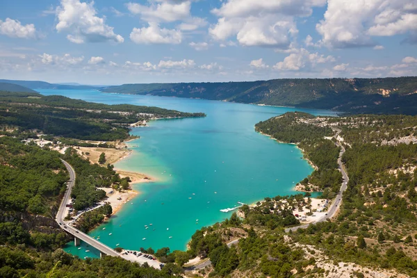 St croix lake in provence france — Stock Photo, Image