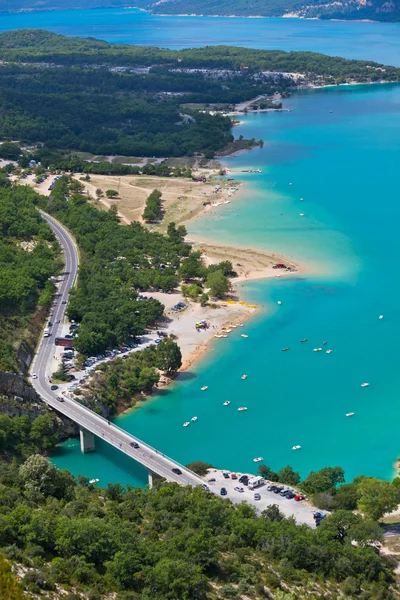 Lago di St Croix e la gola del Verdon — Foto Stock