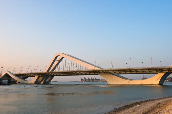 Scheich-Zayed-Brücke, abu dhabi, uae — Stockfoto