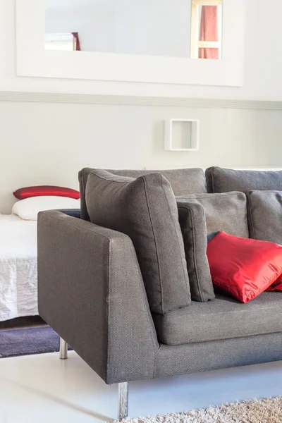 Moderna lägenheter mysiga möbler — Stockfoto