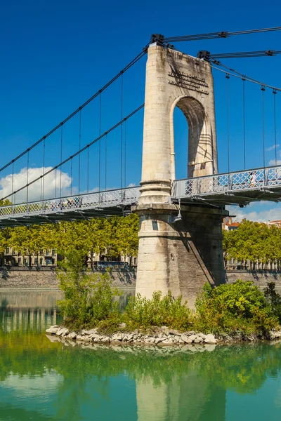 Antiguo puente Passerelle du College — Foto de Stock