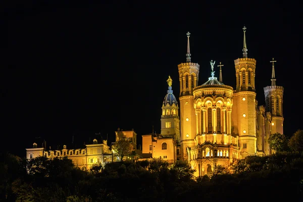 The Notre Dame Cathedral in Lyon — Stock Photo, Image