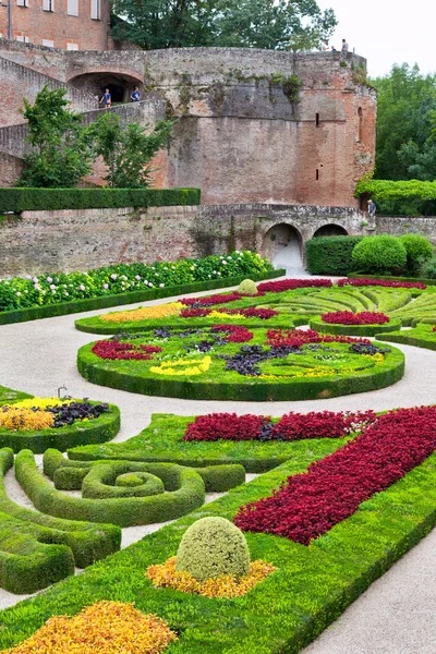 Palais de la Berbie Gardens at Albi — Stock Photo, Image