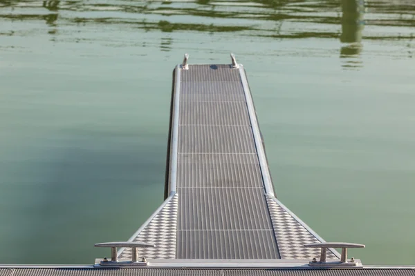 Modern Pier in the water — Stock Photo, Image