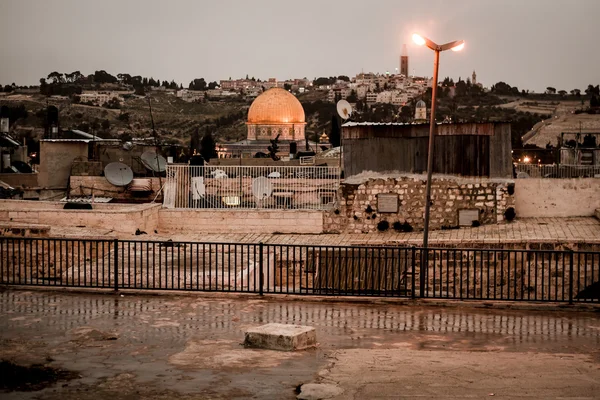 Vista sulla città vecchia di Gerusalemme. Israele — Foto Stock