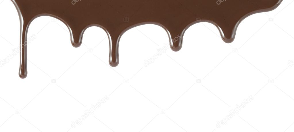 chocolate falling from above