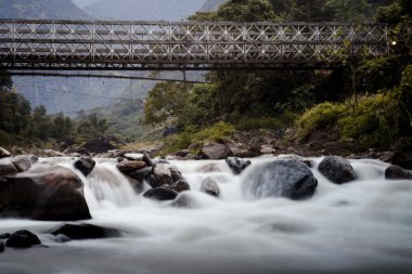 Dağ nehir Nepal