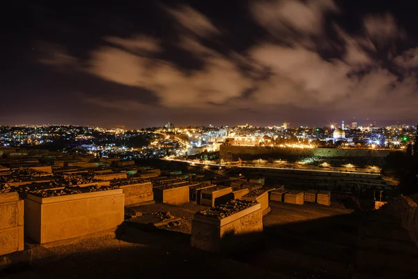 Skyline de la Ciudad Vieja de Jerusalén, Israel . —  Fotos de Stock