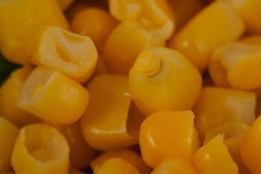 sarı mısır tanelerinin dokusunu kaplayan makro.