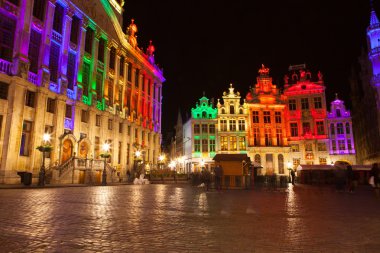 Grote Markt - ana kare ve Brüksel Belediye Binası, Belçika