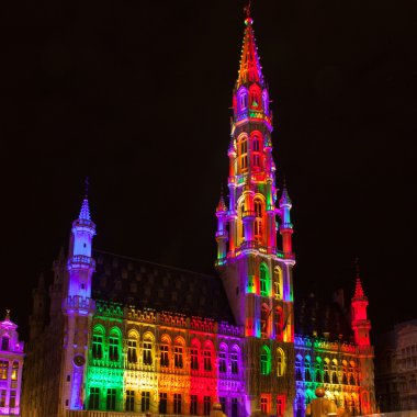 Grote Markt - ana kare ve Brüksel Belediye Binası, Belçika
