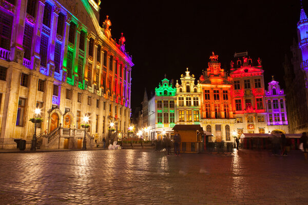 Grote Markt - Главная площадь и ратуша Брюсселя, Бельгия
