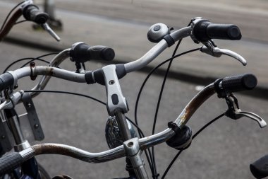 Şehirde bisiklet detay