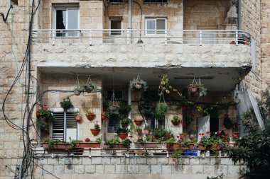 Haifa, İsrail için sokak binalar