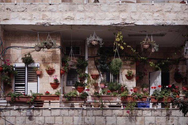 Straat gebouwen in Haifa, Israël — Stockfoto