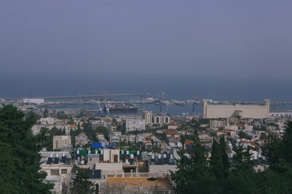 Panoramic Aerial View of Haifa, Israel — Stock Photo, Image