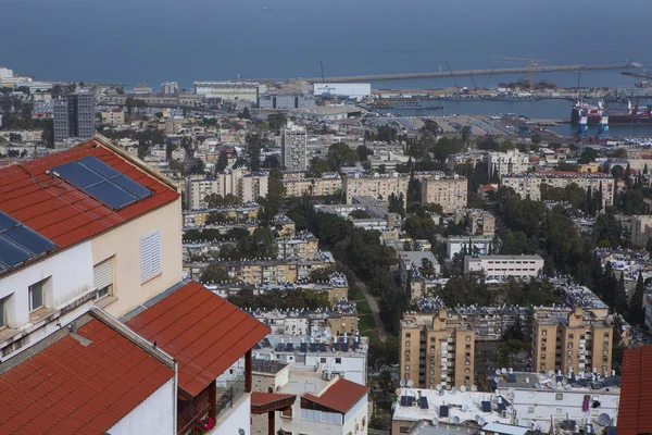 Panoramic Aerial View of Haifa, Israel — Stock Photo, Image