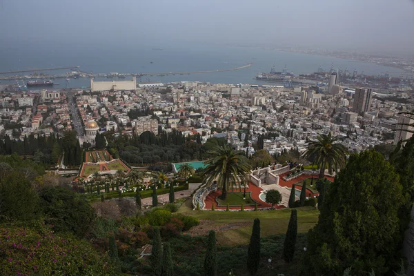 Vista aérea panorámica de Haifa, Israel —  Fotos de Stock