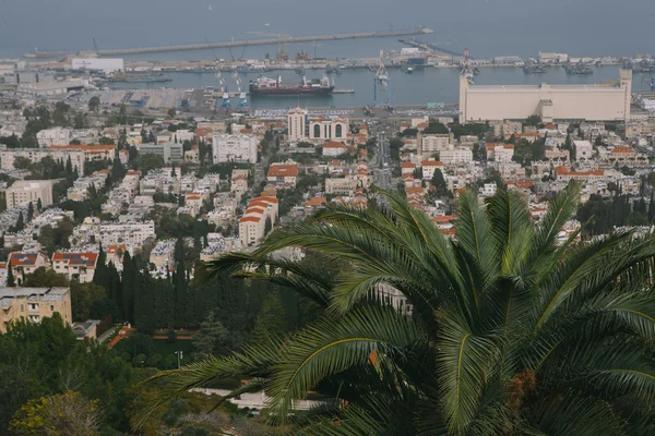 Panoramic Aerial View of Haifa, Israel — Stock Photo, Image