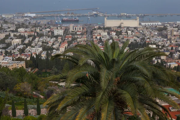 Panoramic Aerial View of Haifa, Israel — Stock Photo, Image